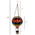 Hot Air Balloon Solar Lantern - Rainbow