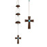 26" Temple Bells - Rustic Cross