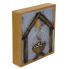 4" Baby in Manger Wood Block