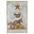 6" Manger Animals Wood Block
