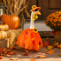 Porch Goose Outfit - Fall Leaf Dress