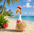 Porch Goose Outfit- Hula Girl