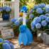 Porch Goose Outfit- Blue Hydrangea