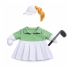 Porch Goose Outfit- Golfer