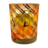 5" Plaid Pumpkin Vase w/ String Lights