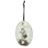 9" Oval Drummer Boy Metal Ornament