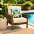 Torrence Silver Oak Club Chair