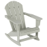 Outdoor Adirondack Rocking Chair-Light Grey