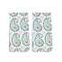 Cotton Twill Paisley Kitchen Towels - Set of 2