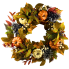24" Pumpkins and Pinecones Wreath