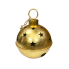 22" Metal Gold Metallic Hanging Bell