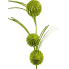 28" Christmas Tinsel Ball Spray - Green