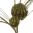28" Golden Christmas Tinsel Ball Spray