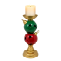 14" Double Jingle Bell Stack Candle Holder