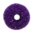 7" Purple Icing Donut w/ Sprinkles Ornament
