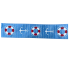 2.5" x 10yd Anchors and Life Preservers Satin Ribbon