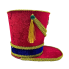 6" Red Velvet Nutcracker Drum Hat Decor