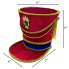 6" Red Velvet Nutcracker Drum Hat Decor