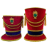6" Red Velvet Nutcracker Drum Hat Decor