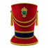 8" Red Velvet Nutcracker Drum Hat Decor
