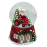 Santa on Tractor Snow Globe