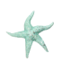 7" Glitter Starfish Ornament - Mint