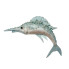 2-Tone Sailfish Ornament - Light Blue