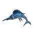 2-Tone Sailfish Ornament - Navy Blue
