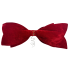 23" Velvet Red Bow