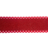 2.5" x 10yd Red Glitter Ribbon w/ Polka Dot Boarder