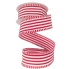 1.5" x 10yd Red & White Striped Ribbon