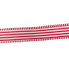 1.5" x 10yd Red & White Striped Ribbon