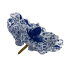8" Blue and White Magnolia Chinoiserie Ornament