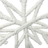 15" Flocked Snowflake Twig Ornament