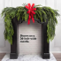 8' x 21" Willow Pine Mantel Swag Garland