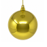 4" Shiny Ball Ornament - Gold