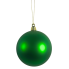 4" Matte Ball Ornament - Green