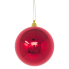 4" Shiny Ball Ornament - Red