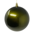 6" Pearl Ball Ornament - Dark Olive Green