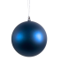 6" Matte Ball Ornament - Navy Blue