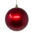 6" Pearl Ball Ornament - Red