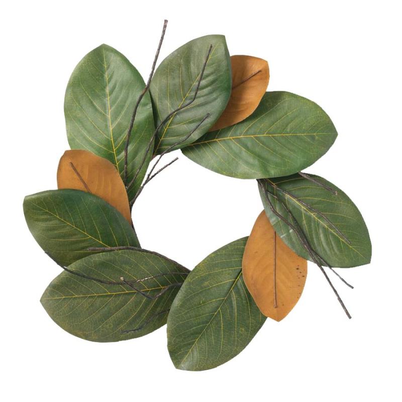 6.5" Magnolia Leaf Accent Ring