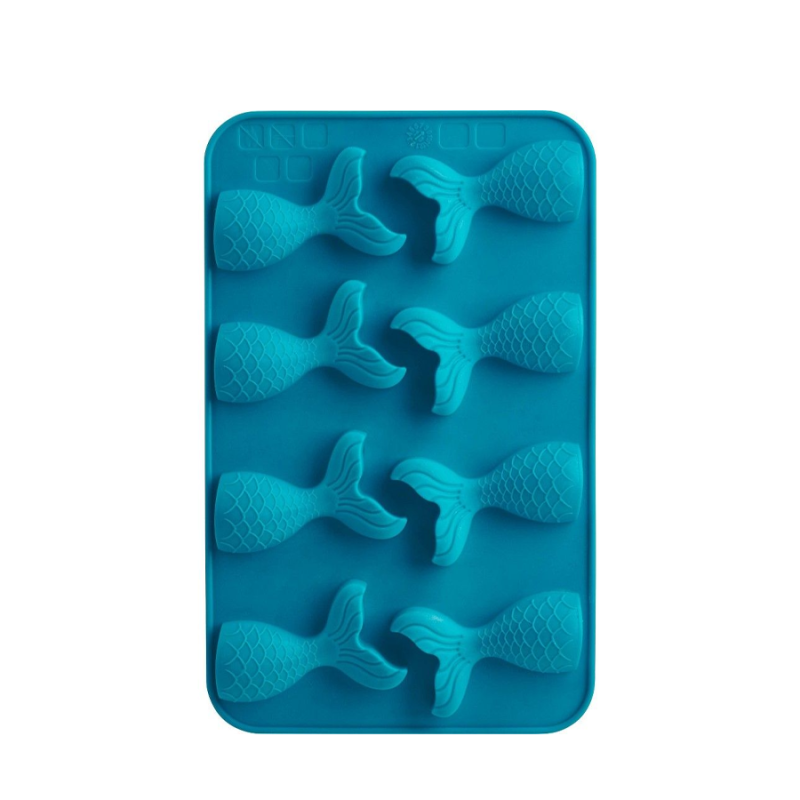 2pc Trudeau Silicone Mermaid Tails Candy Mold/ Ice Cube Tray