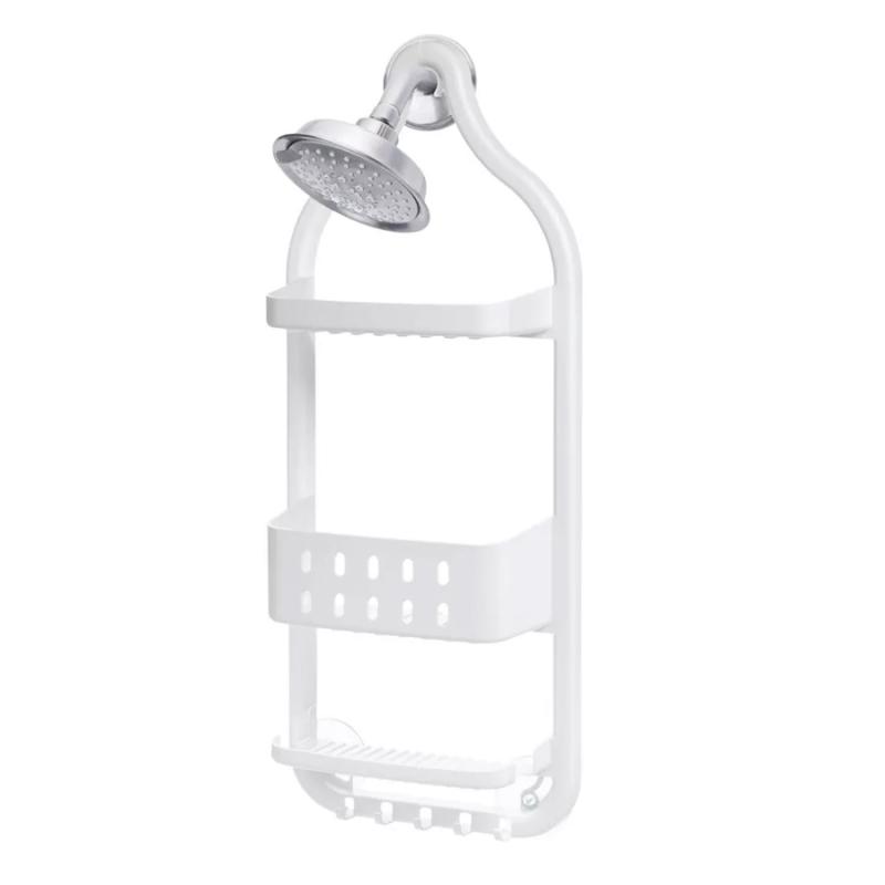 IDesign Shower Caddy White ️ Bath (A) Carolina Pottery