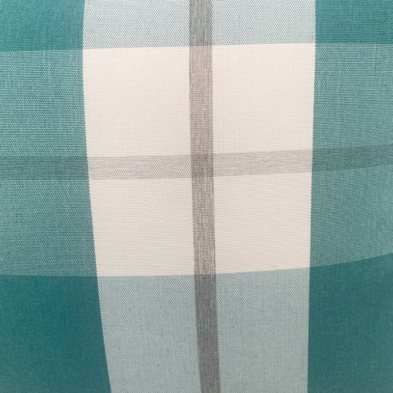 17" Coastal Grid Outdoor Pillow