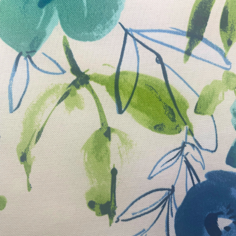 17" Bettina Aqua Outdoor Pillow