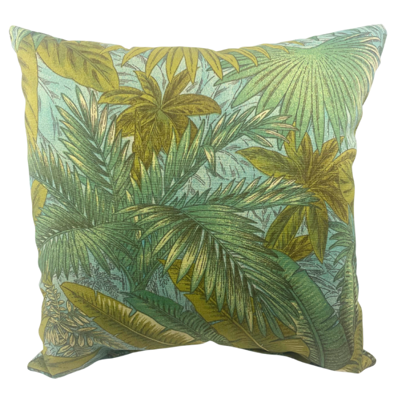 17" Palm Grove Botanical Pillow