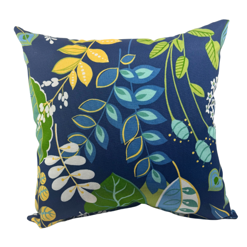 17" Windcrest Navy Outdoor Pillow