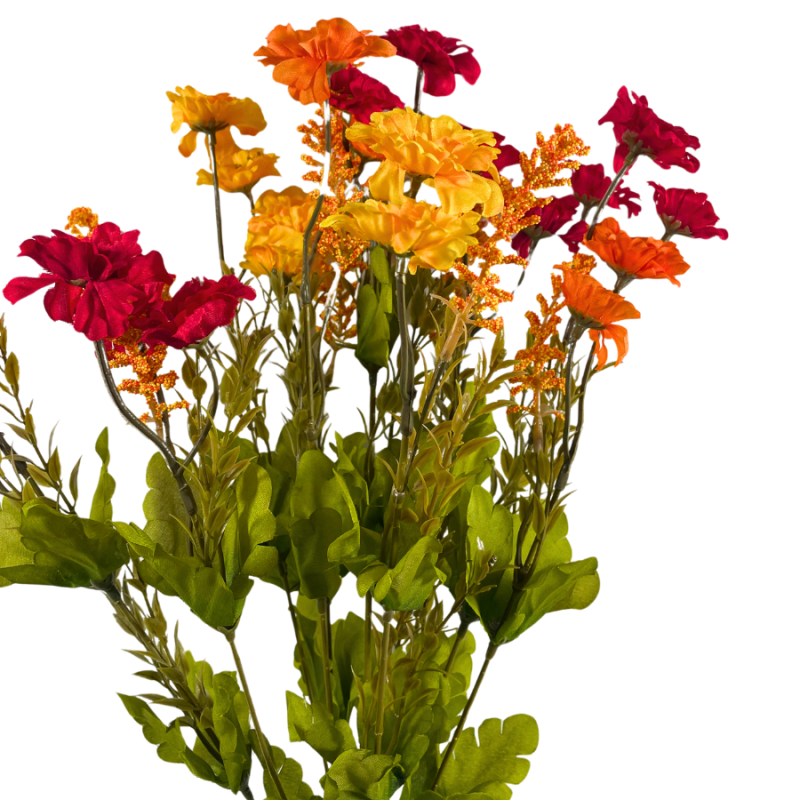 21" Fall Zinnia Bush