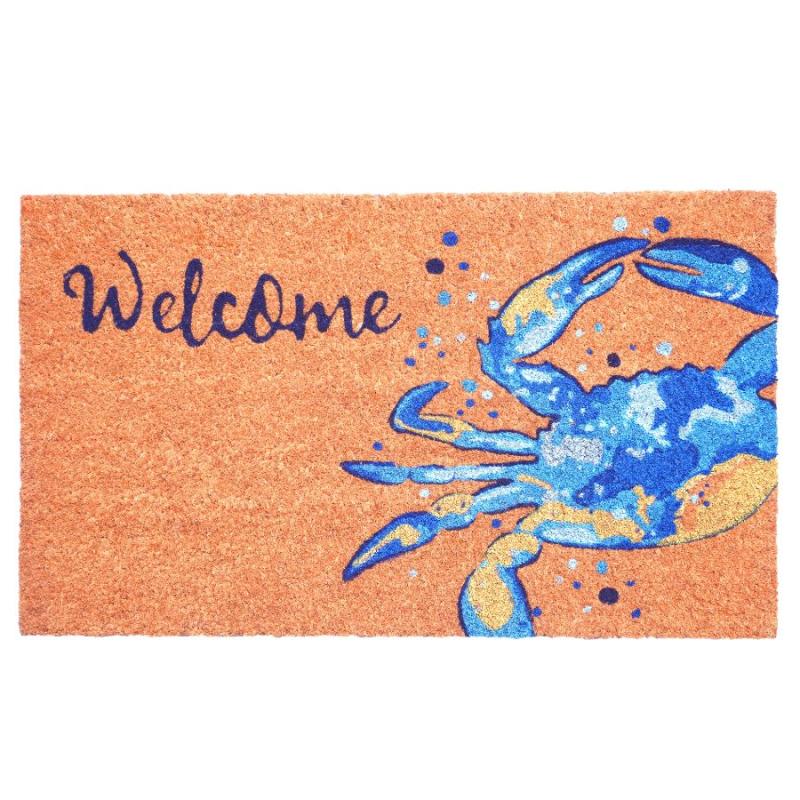 Blue Crab Welcome Doormat